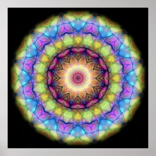 Rainbow-Glass Poster