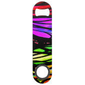 Rainbow-Glass Schöner Extravaganter Spaß farbenfro Speed Flaschenöffner (Vorderseite)