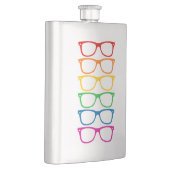 Rainbow Glasses Flachmann (Rechts)