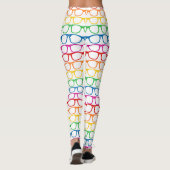 Rainbow Glasses Leggings (Rückseite)