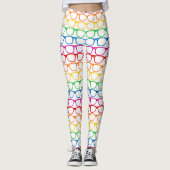 Rainbow Glasses Leggings (Vorderseite)