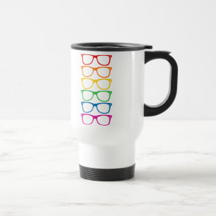 Rainbow Glasses Reisebecher