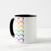 Rainbow Glasses Tasse (Vorderseite Links)