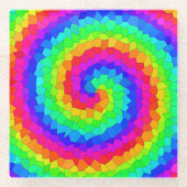 Rainbow Glasuntersetzer (Vorderseite)