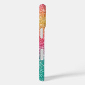 Rainbow Glitter  Case-Mate iPhone Hülle (Rückseite / Rechts)