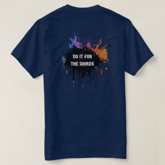 Rainbow Glitter Drops For the Words Shirts