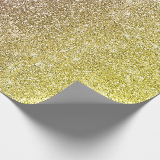 Rainbow Glitter  Geschenkpapier (Ecke)