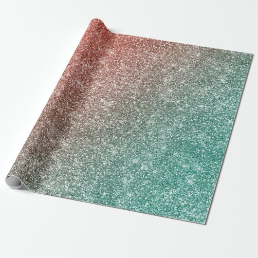 Rainbow Glitter  Geschenkpapier (Ungerollt)
