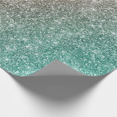 Rainbow Glitter  Geschenkpapier (Ecke)