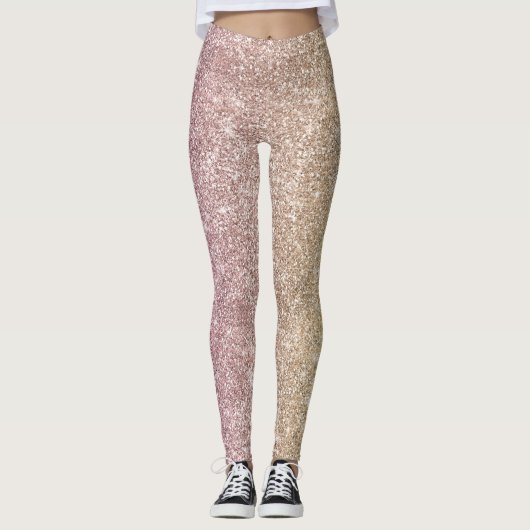Rainbow Glitter  Leggings (Vorderseite)