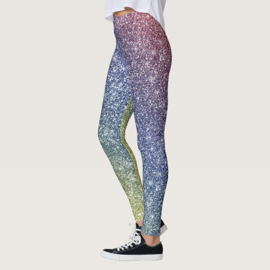 Rainbow Glitter  Leggings (Links)