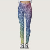 Rainbow Glitter  Leggings (Vorderseite)
