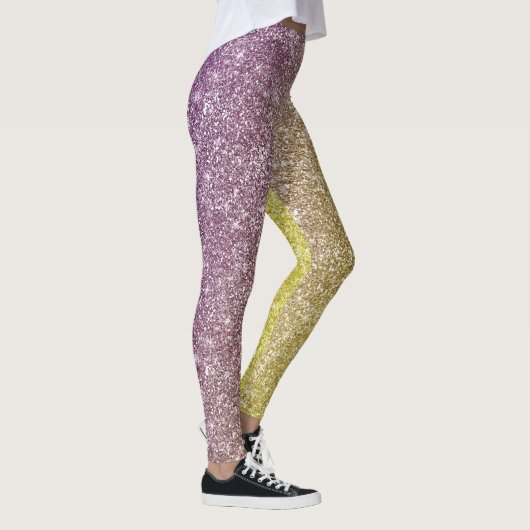 Rainbow Glitter  Leggings (Rechts)