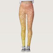 Rainbow Glitter  Leggings (Vorderseite)