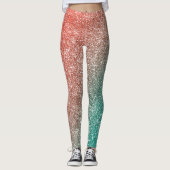 Rainbow Glitter  Leggings (Vorderseite)