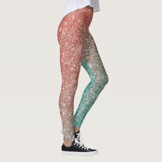 Rainbow Glitter  Leggings (Rechts)