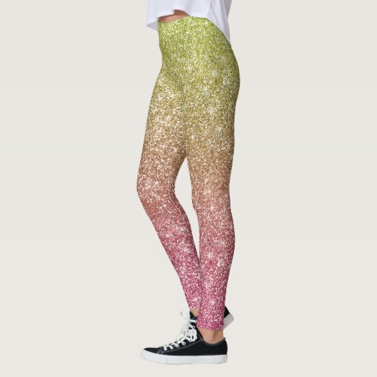Rainbow Glitter Leggings (Links)