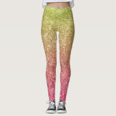 Rainbow Glitter  Leggings (Vorderseite)