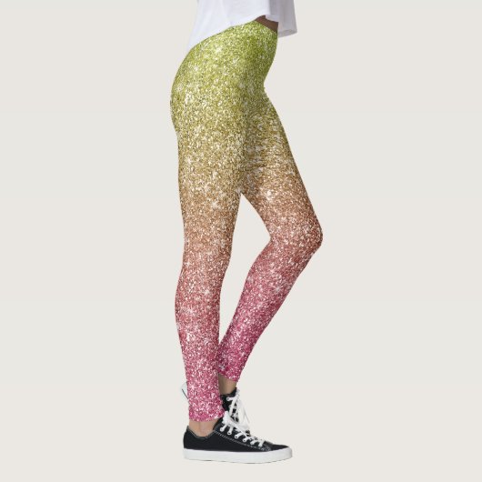 Rainbow Glitter Leggings (Rechts)