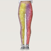 Rainbow Glitter  Leggings (Vorderseite)