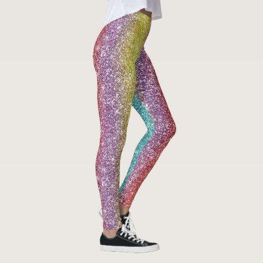 Rainbow Glitter  Leggings (Rechts)