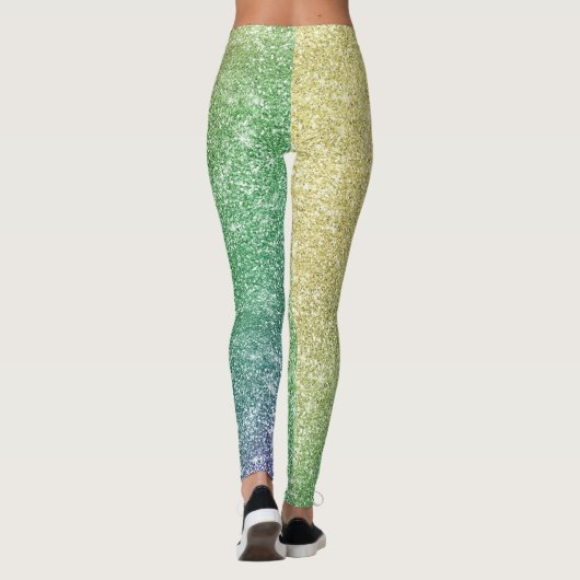 Rainbow Glitter  Leggings (Rückseite)