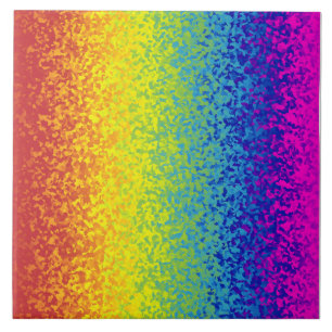 Rainbow Glitter Sparkle Royal Artistic Luster Art Fliese