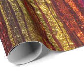 Rainbow Glitter Tinsel Strands PartyWrapping Paper Geschenkpapier (Rolleneckpunkt)