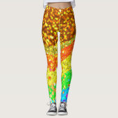 Rainbow Glittering Leggings (Vorderseite)