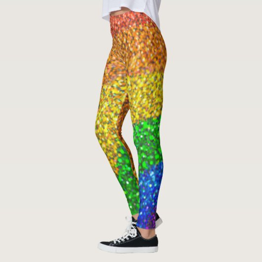 Rainbow Glittering Leggings (Links)