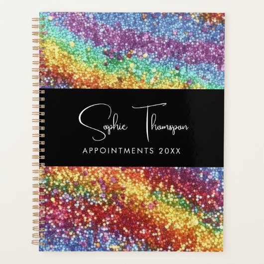Rainbow-Glitzer 2024 Planer (Vorderseite)