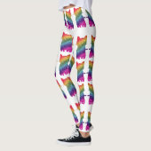 Rainbow Glitzer Cat Pattern Leggings (Links)