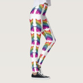 Rainbow Glitzer Cat Pattern Leggings (Rechts)