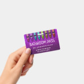 Rainbow Glitzer Crayons Lehrer Saal Pass Ausweis (Handheld)