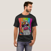 Rainbow-Glitzer Einhorn Funkelnd LGBT-Glitzern Nie T-Shirt (Vorne ganz)