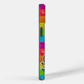 Rainbow Glitzer Einicorn Funkelnd Gold Glitzern LG Case-Mate iPhone Hülle (Rückseite / Rechts)