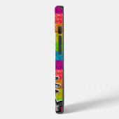 Rainbow Glitzer Einicorn Funkelnd Gold Glitzern LG Case-Mate iPhone Hülle (Rückseite / Links)