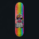 Rainbow Glitzer Einicorn Funkelnd Gold Glitzern Sk Skateboard<br><div class="desc">Rainbow vereint Glitzern hell mit einem Imitat Glitzer Effekt. Hintergrund: funkelnd Glitzer. Erhältlich in anderen niedlichen kawaii Zeichentrickfiguren und vielen anderen Farbkombinationen.</div>