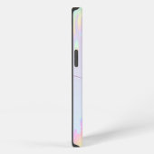 Rainbow Glitzer Eleganter Skriptname iPhone Hülle (Rechte Seite)