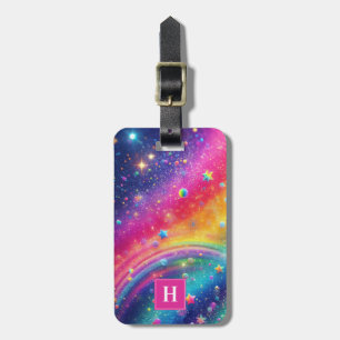 Rainbow Glitzer Gepäckmarke Gepäckanhänger