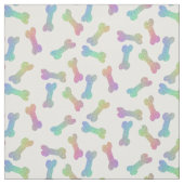 Rainbow Glitzer Hunde Knochen Stoff (Muster)