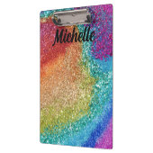 Rainbow-Glitzer Klemmbrett (Links)