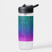 Rainbow Glitzer Look Ombre Trinkflasche (Links)