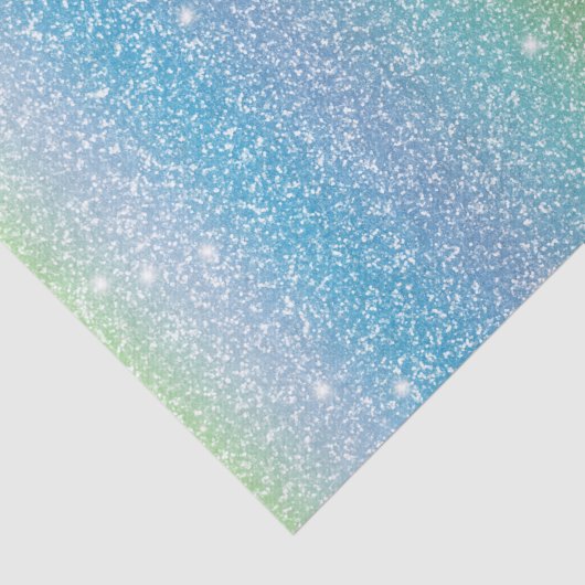 Rainbow Glitzer Look Pastelle Seidenpapier (Ausschnitt)