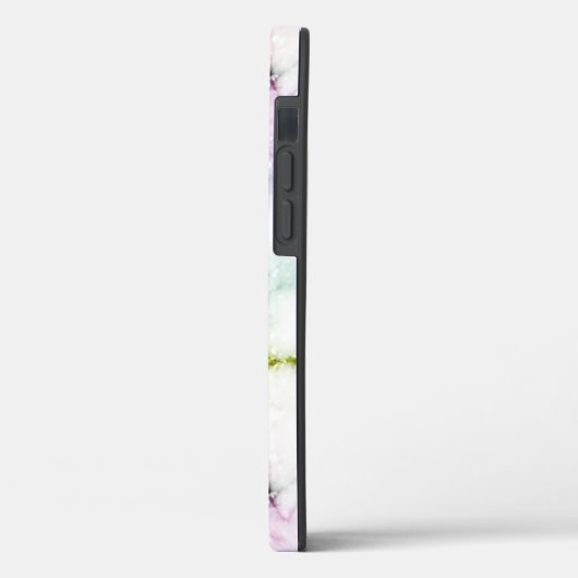 Rainbow Glitzer Marble Personalisiert Case-Mate iPhone Hülle (Rückseite / Links)