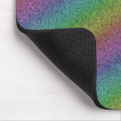 Rainbow-Glitzer Mousepad (Ecke)