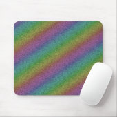 Rainbow-Glitzer Mousepad (Mit Mouse)