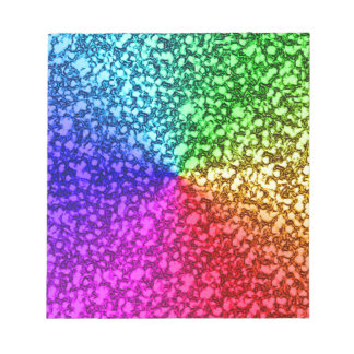RAINBOW-GLITZER NOTIZBLOCK