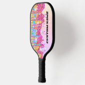 Rainbow-Glitzer-Paddel Pickleball Schläger (Links)