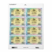 Rainbow Glitzer Pastel Face Serum (Vorne)